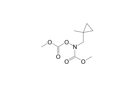 N,O-Bis(methoxycarbonyl)-N-((1-methylcyclopropyl)methyl)hydroxyamine