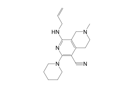 1-(Allylamino)-7-methyl-3-(1-piperidinyl)-5,6,7,8-tetrahydro[2,7]naphthyridine-4-carbonitrile