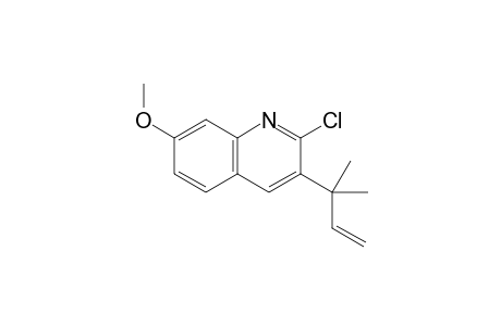 2-Chloro-7-methoxy-3-(2-methylbut-3-en-2-yl)quinoline