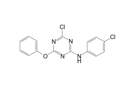 4-Chloro-N-(4-chlorophenyl)-6-phenoxy-1,3,5-triazin-2-amine