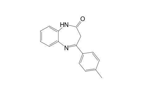 4-(4-methylphenyl)-1,3-dihydro-1,5-benzodiazepin-2-one