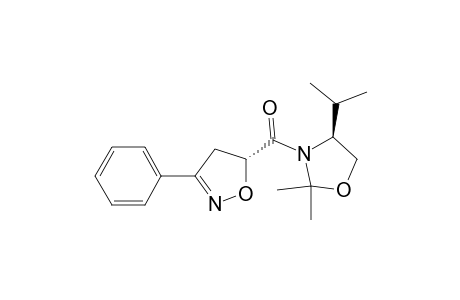 [(4S)-2,2-dimethyl-4-propan-2-yl-1,3-oxazolidin-3-yl]-[(5R)-3-phenyl-4,5-dihydro-1,2-oxazol-5-yl]methanone