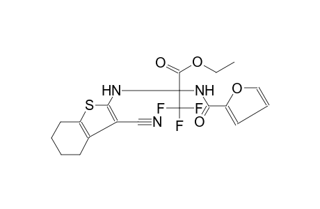 alanine, N-(3-cyano-4,5,6,7-tetrahydrobenzo[b]thien-2-yl)-3,3,3-trifluoro-2-[(2-furanylcarbonyl)amino]-, ethyl ester