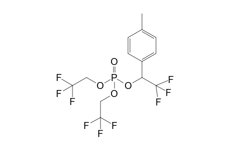 bis(2",2",2"-Trifluoroethyl)-[(.alpha.-2',2',2'-trifluoroethyl)-4-methylbenzyl]phosphate