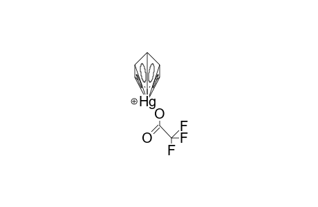 Benzonium trifluoroacetyl mercury cation