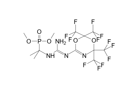 O,O-DIMETHYL-1-{2-[2,2,6,6-TETRAKIS(TRIFLUOROMETHYL)-1,3,5-DIOXAZIN-4-YL]GUANIDINO}-1-METHYLETHYLPHOSPHONATE