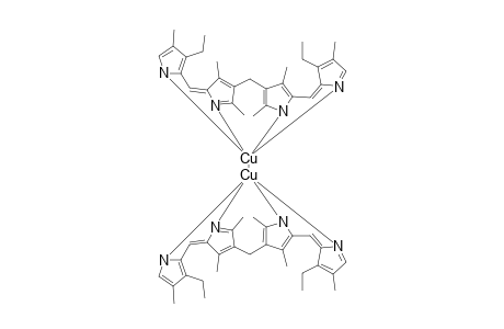 Coppert,Bis[m-[[3,3'-(methanediyl)bis[5-[3-ethyl-4-methyl-2H-pyrrol-2-ylidene-kN)methyl[-2,4-dimethyl-1H-pyrolato-kN]](2-)]]di