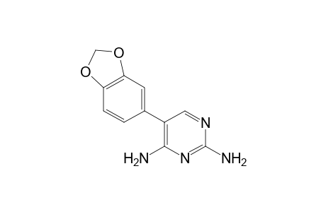 5-(1,3-benzodioxol-5-yl)pyrimidine-2,4-diamine