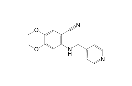 Benzonitrile, 4,5-dimethoxy-2-[(4-pyridinylmethyl)amino]-