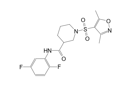 3-piperidinecarboxamide, N-(2,5-difluorophenyl)-1-[(3,5-dimethyl-4-isoxazolyl)sulfonyl]-