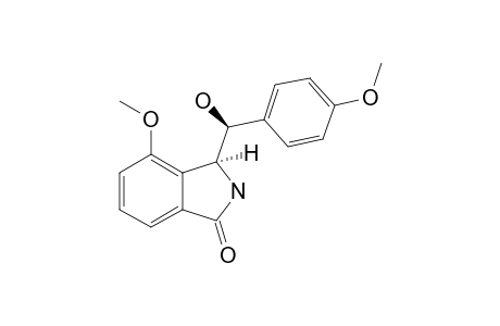 3-[HYDROXY-(4-METHOXYPHENYL)-METHYL]-4-METHOXY-ISOINDOLIN-1-ONE;ALPHA-(R*)-(3S*)-ISOMER