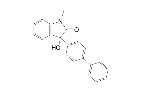 3-(Biphenyl-4-yl)-3-hydroxy-1-methylindolin-2-one