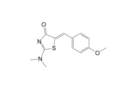 (Z)-2-(Dimethylamino)-5-(4-methoxybenzyliden)-1,3-thiazol-4-one