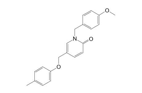 1-[(4-methoxyphenyl)methyl]-5-[(4-methylphenoxy)methyl]pyridin-2-one