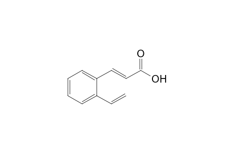 (E)-3-(2-ethenylphenyl)-2-propenoic acid