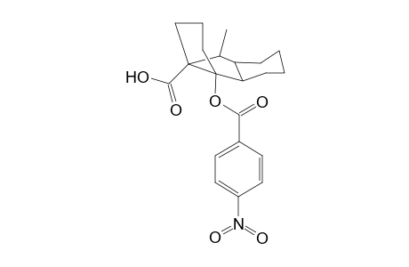 8-Methyll-3a-(4-nitro-benzoyloxy)-decahydro-cyclopenta[a]indene-8a-carboxylic acid