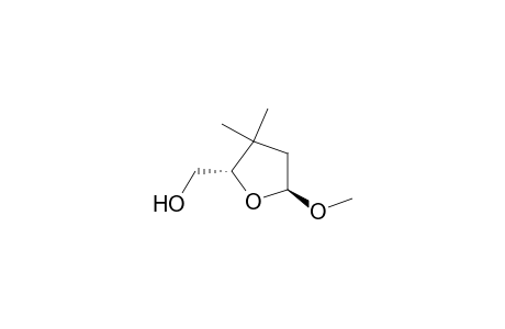 2-Furanmethanol, tetrahydro-5-methoxy-3,3-dimethyl-, trans-(.+-.)-
