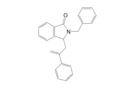 2-Benzyl-3-(2-phenyl-2-propenyl)isoindolin-1-one