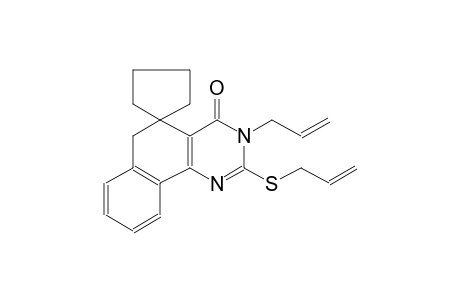 3-allyl-2-(allylthio)-3H-spiro[benzo[h]quinazoline-5,1'-cyclopentan]-4(6H)-one