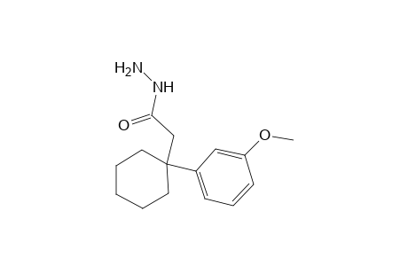 CYCLOHEXANEACETIC ACID, 1-/M- METHOXYPHENYL/-, HYDRAZIDE