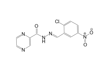 N'-[(E)-(2-chloro-5-nitrophenyl)methylidene]-2-pyrazinecarbohydrazide