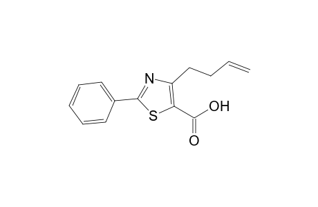 4-(but-3-enyl)-2-phenylthiazole-5-carboxylic acid