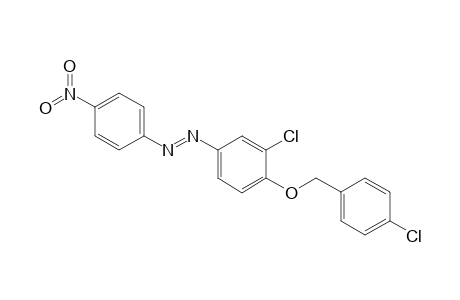 4-[(4''-Chlorophenyl)methoxy]-3-chloro-4'-nitroazobenzene