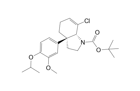 (3aS,7aR)-7-chloro-3a-(3-methoxy-4-propan-2-yloxyphenyl)-3,4,5,7a-tetrahydro-2H-indole-1-carboxylic acid tert-butyl ester