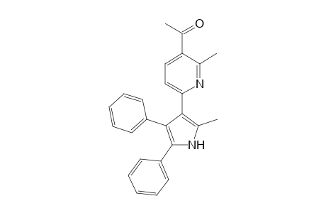 1-(2-Methyl-6-(2-methyl-4,5-diphenyl-1H-pyrrol-3-yl)pyridin-3-yl)ethanone