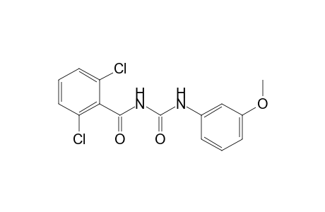 Benzamide, 2,6-dichloro-N-[[(3-methoxyphenyl)amino]-carbonyl]-