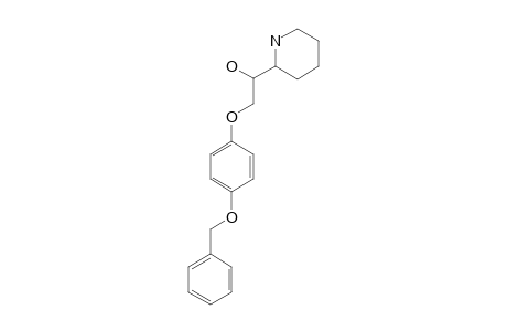 ERYTHRO-2-(4'-BENZYLOXYPHENOXY)-1-(2-PIPERIDYL)-ETHANOL