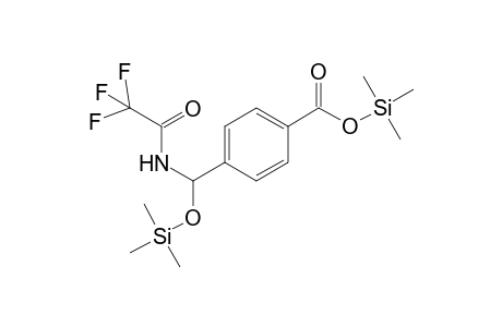 Silylation artifact of BSTFA (silylation reagent) with 4-carboxybenzaldehyde