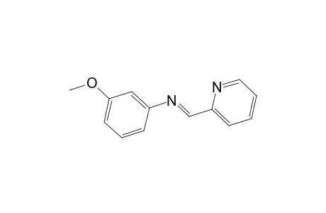 Benzenamine, 3-methoxy-N-(2-pyridinylmethylene)-