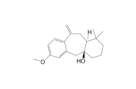 (4aS*,11aS*)-7-Methoxy-1,1-dimethyl-10-methylene-1,2,3,4,5,10,11,11a-octahydrodibenzo[a,d]cyclohepten-4a-ol