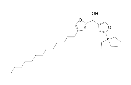(E)-4-[Hydroxy[4-(tridec-1-enyl)-2-furyl]methyl]-2-(triethylsilyl)furan