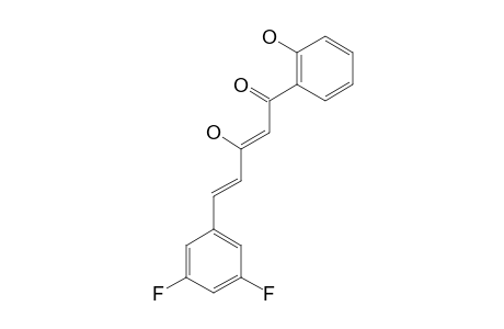 3-HYDROXY-1-(2-HYDROXYPHENYL)-5-(3,5-DIFLUOROPHENYL)-2,4-PENTADIEN-1-ONE