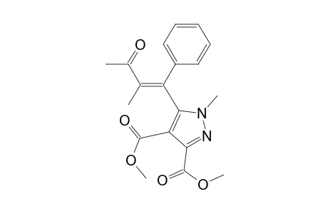 4-[1-Methyl-3,4-bis(methoxycarbonyl)-5-pyrazolyl]-3-methyl-4-phenyl-3-buten-2-one