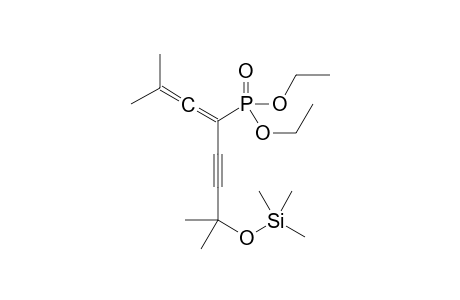 1-[1',1'-Dimethyl-3'-[(diethoxyphosphoryl)allenyl]-4-[3'-methyl-3'-(trimethylsilyl)oxy]but-1-yne