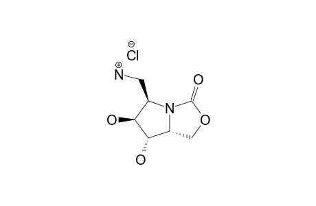 (5S,6R,7R,7AS)-5-AMINOMETHYL-6,7-DIHYDROXYTETRAHYDROPYRROLO-[1,2-C]-OXAZOL-3-ONE-HYDROCHLORIDE