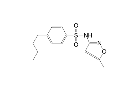Benzenesulfonamide, 4-butyl-N-(5-methylisoxazol-3-yl)-