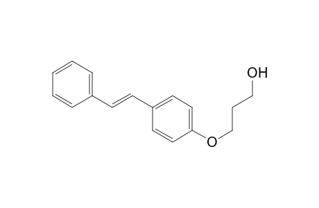 3-{4-[(E)-2-Phenylethenyl]phenoxy}propan-1-ol