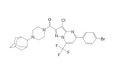 2-{[4-(2-adamantyl)-1-piperazinyl]carbonyl}-5-(4-bromophenyl)-3-chloro-7-(trifluoromethyl)pyrazolo[1,5-a]pyrimidine