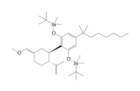(3R,4R)-3-[4-(1',1'-Dimethylheptyl)-2,6-bis(tert-butyldimethylsilyloxy)phenyl]-4-isopropenyl-1-(methoxymethylene)cyclohexane