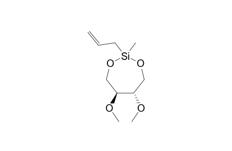 (5S,6S)-2-Allyl-5,6-dimethoxy-2-methyl-1,3-dioxa-2-silacycloheptane