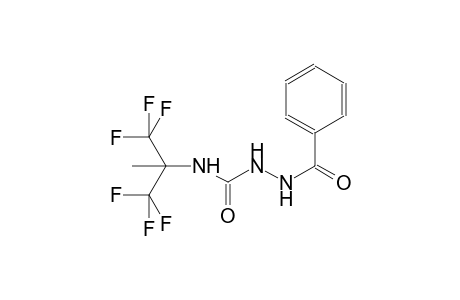 2-benzoyl-N-[2,2,2-trifluoro-1-methyl-1-(trifluoromethyl)ethyl]hydrazinecarboxamide