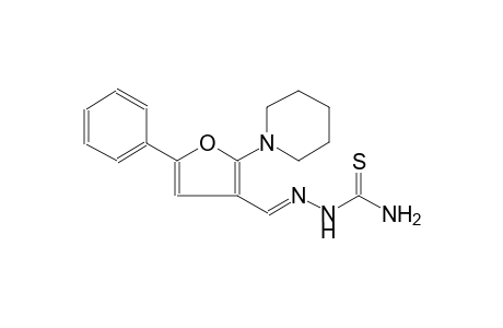5-phenyl-2-(1-piperidinyl)-3-furaldehyde thiosemicarbazone