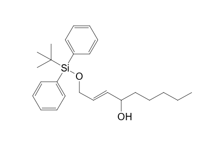 Racemic (2E)-1-O-((tert-Butyldiphenylsilyl)oxy)-oct-2-ene-1,4-diol