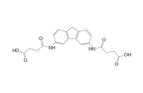 butanoic acid, 4-[[6-[(3-carboxy-1-oxopropyl)amino]-9H-fluoren-3-yl]amino]-4-oxo-