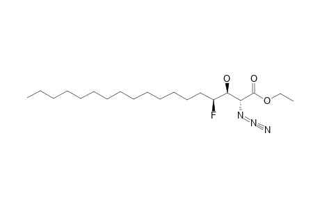 ETHYL-REL-(2R,3S,4S)-2-AZIDO-4-FLUORO-3-HYDROXYOCTADECANOATE