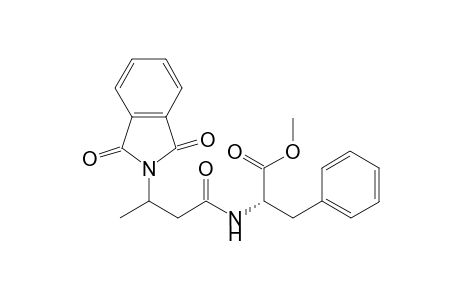 Methyl (2S)-2-{[3-(1,3-dioxo-1,3-dihydro-2H-isoindole-2-yl)butanoyl]amio}-3-phenylpropanoate